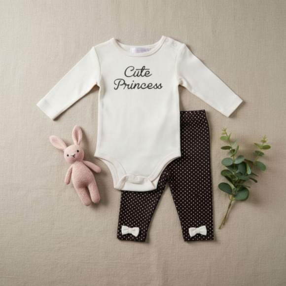 New Minimixs Baby Girl 3-piece bodysuits size 3 months - Picture 5 of 5